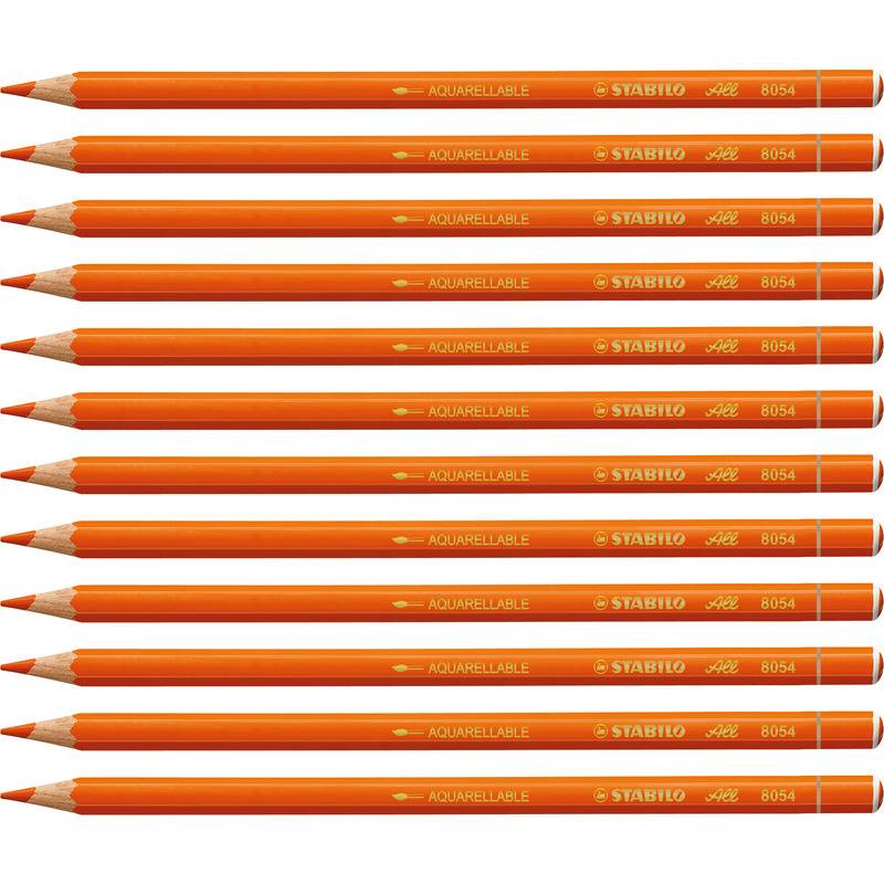STABILO Buntstift/Graphitstift All, sechseckig, orange
