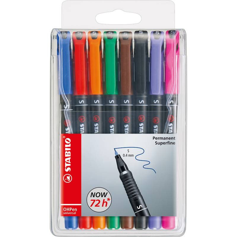 STABILO Permanent-Marker OHPen universal, permanent 8er Etui