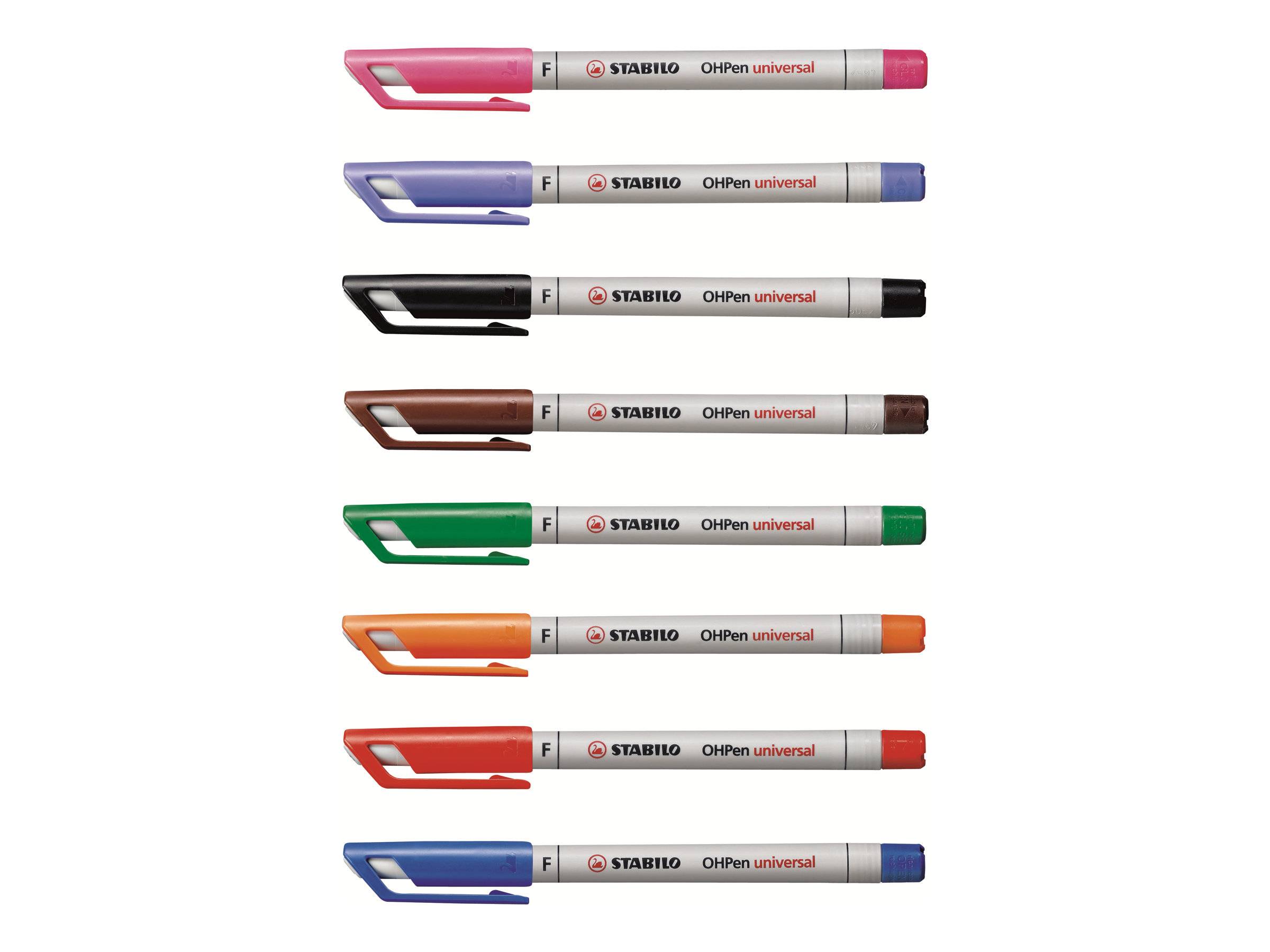 STABILO OHPen universal - Fineliner - nicht dauerhaft - für Overhead-Projektor-Folien - gemischte Farben - 0.7 mm - fein