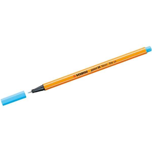 Fineliner point 88 0,4 mm neonblau