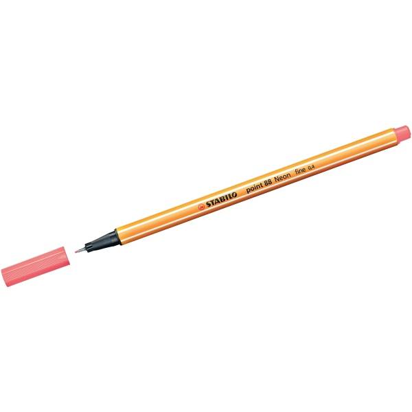 Fineliner point 88 0,4 mm neonrot