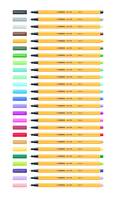 STABILO point 88 - Fineliner - gemischte Farben - 0.4 mm - fein (Packung mit 30)