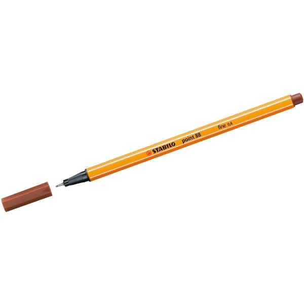 Fineliner point 88 0,4 mm rötel
