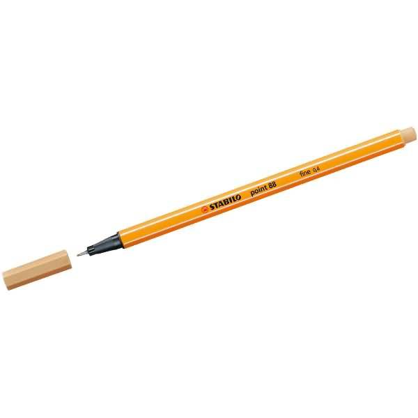 Fineliner point 88 0,4 mm ocker hell