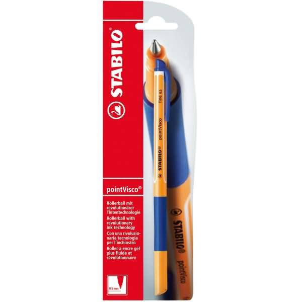 Tintenroller pointVisco 0,5 mm blau Blisterkarte