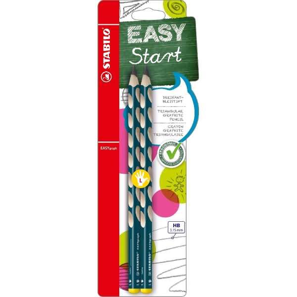 Bleistift Easygraph Minenbreite 3,15mm HB Blisterkarte petrol VE=2 Stück