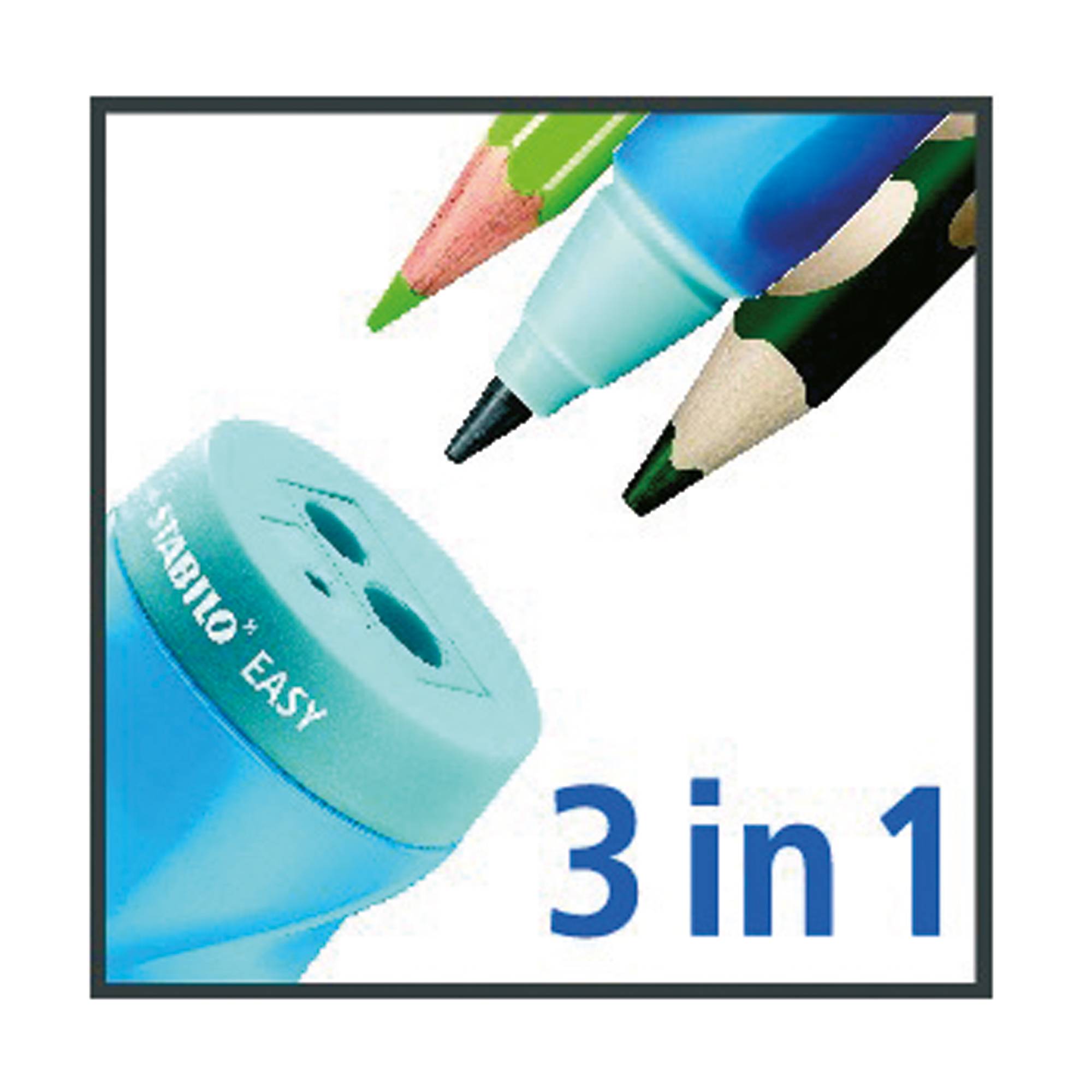 STABILO Dosenspitzer EASYsharpener B-41598-5 R blau