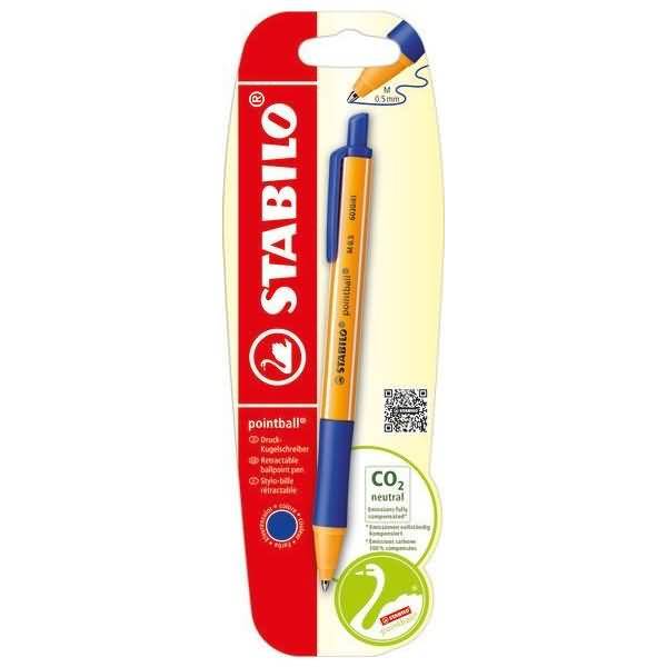 Kugelschreiber pointball blau Blisterkarte