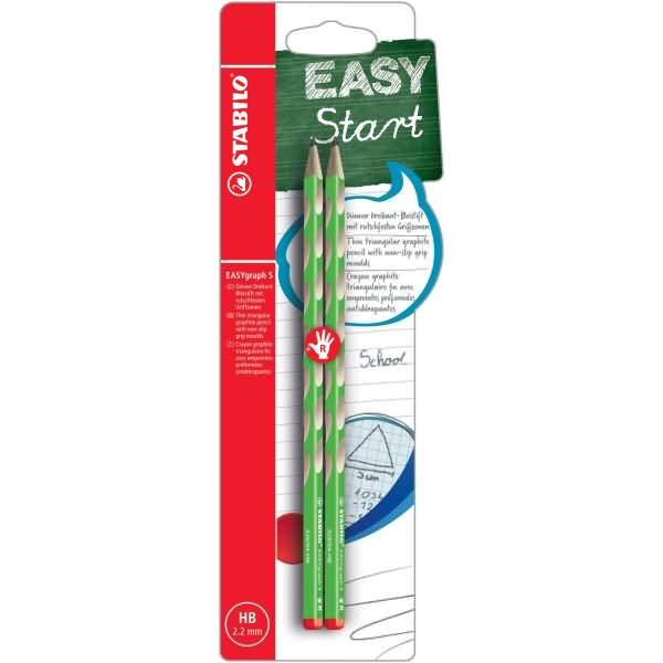 Bleistift Easygraph S Minenbreite 2,2mm HB grün VE=2 Stück Blister