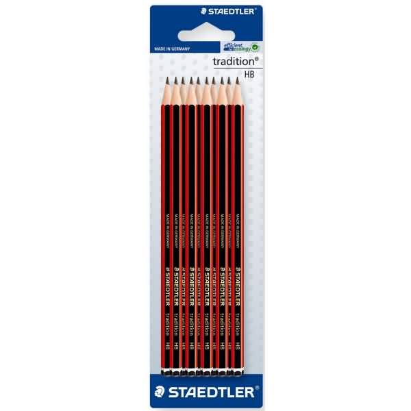 Bleistift tradition HB schwarz/rot VE=10 Stück