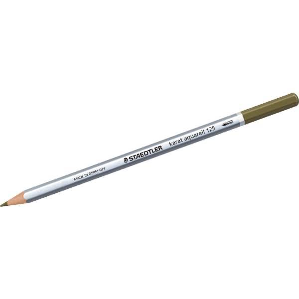 Farbstift karat aquarell dunkelocker