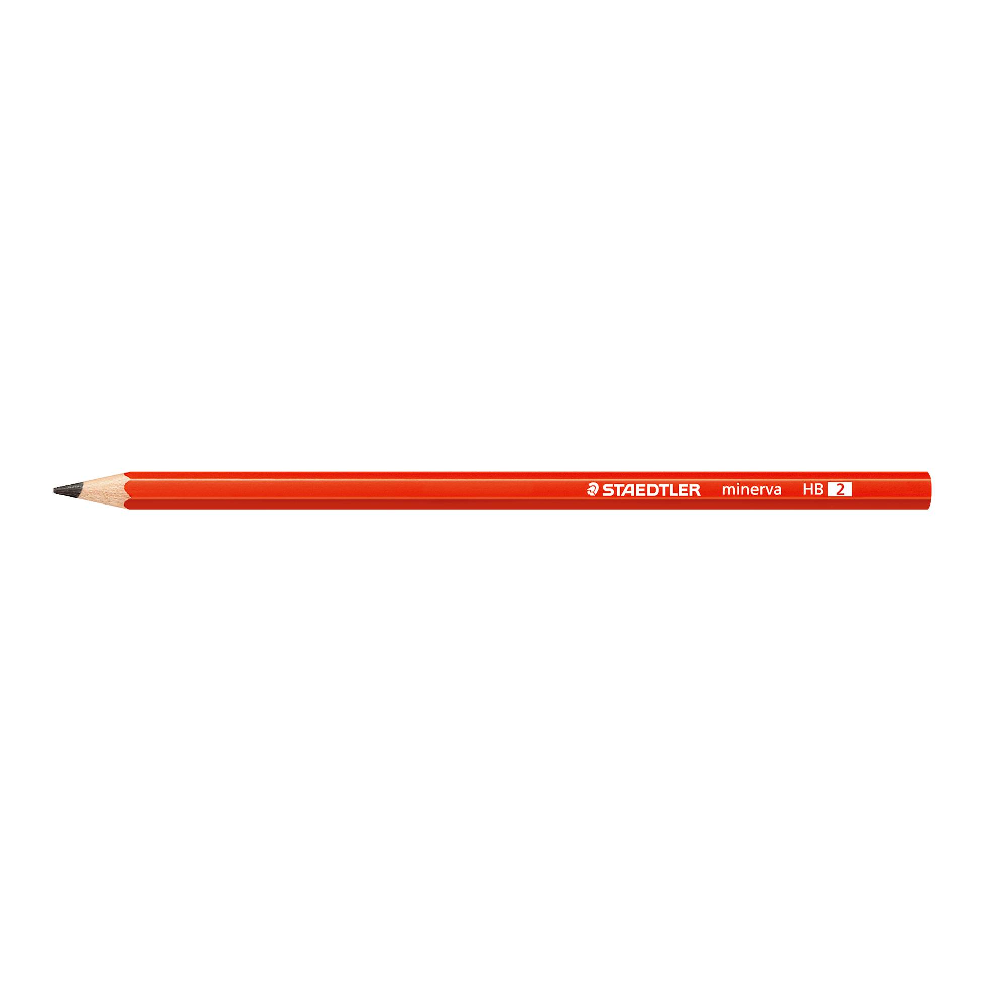 STAEDTLER Bleistift minerva 130 60-2 HB Sechskantform rot