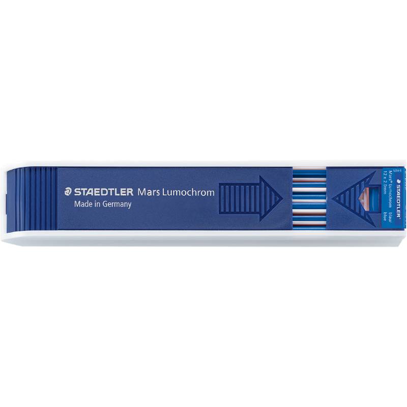 STAEDTLER Zeichenmine Mars Lumochrom, blau