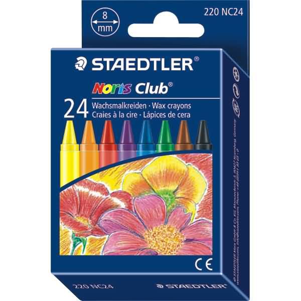 Wachsmalkreide Noris Club 24-er Etui