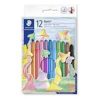 STAEDTLER Noris Club 221 - Farbstift - Wachs - verschiedene Farben - verstellbar (Packung mit 12)