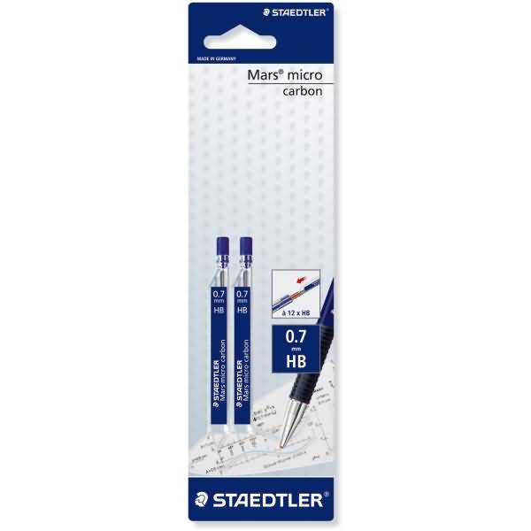 Feinmine Mars micro carbon 250 0,7mm HB 2x12 Minen