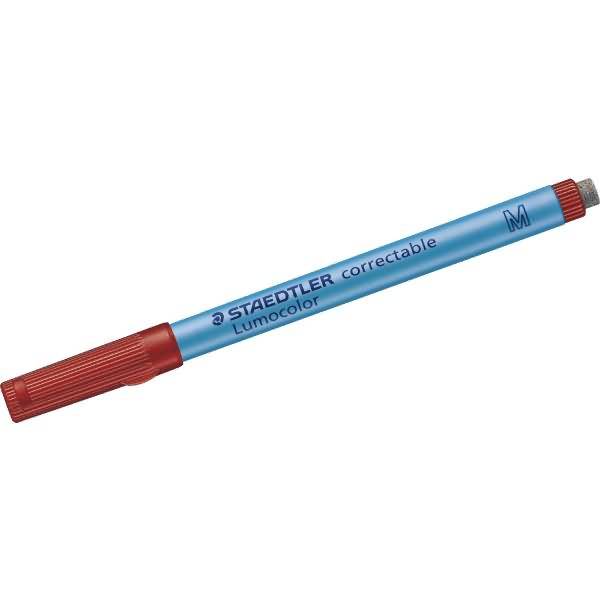 Folienstift Lumocolor correct M rot