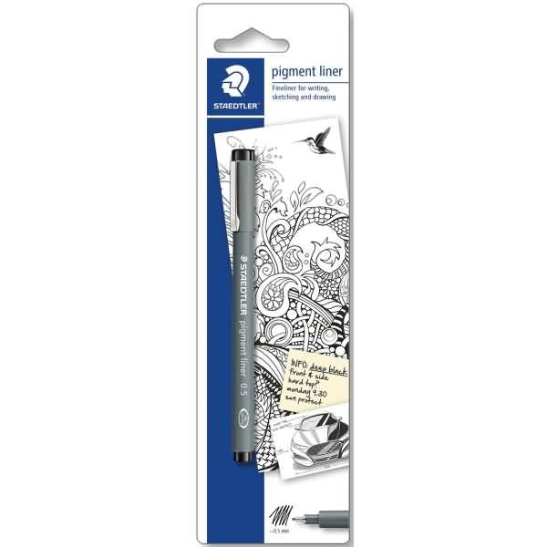 Feinschreiber pigment liner 0,5mm schwarz