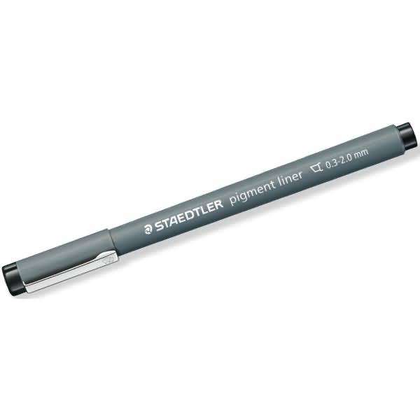 Feinschreiber pigment liner 2,0mm schwarz