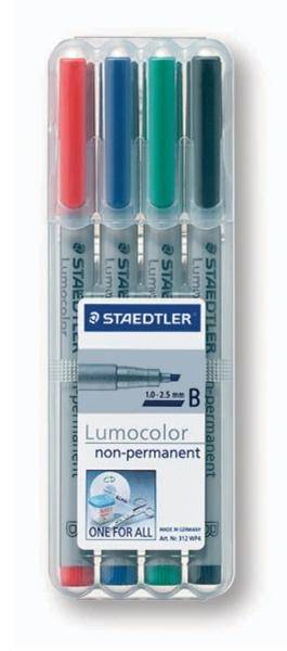 Staedtler 312 WP4, 1 Stück(e), Schwarz, Blau, Braun, Grün, Orange, Rot, Violett, Gelb, Grau, Polypropylen (PP), 1 mm, 2,5 mm