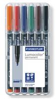 Staedtler 314 WP6, Schwarz, Blau, Braun, Grün, Orange, Rot, Transparent, Polypropylen (PP), 2,5 mm, 1 Stück(e)
