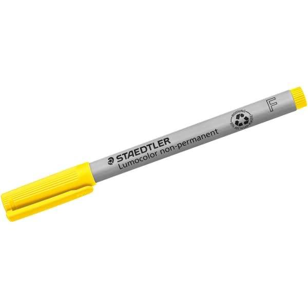 Folienstift Lumocolor F nonpermanent gelb