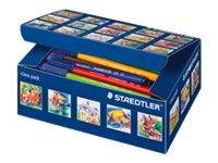 STAEDTLER Noris Club 326 - Filzstift - gemischte Farben - wasserbasierte Tinte - 1 mm (Packung mit 100)