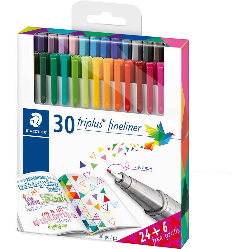 STAEDTLER Fineliner triplus, 30er Etui