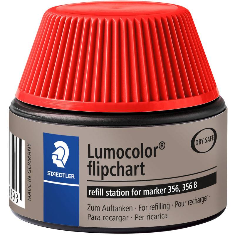 STAEDTLER Lumocolor Refill-Station 488 56, rot, 30 ml