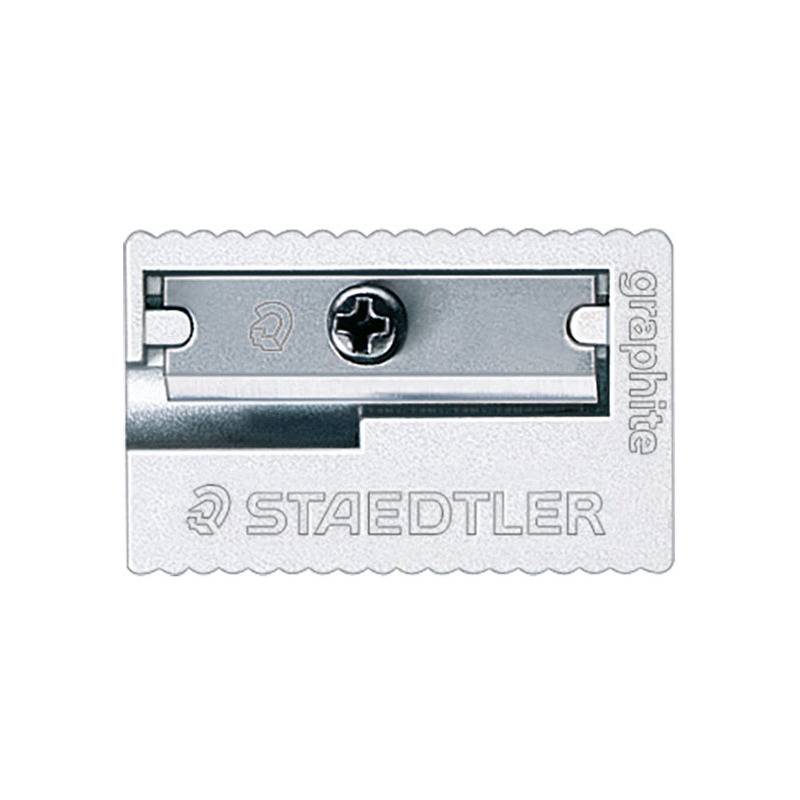STAEDTLER Spitzer, aus Metall, silber