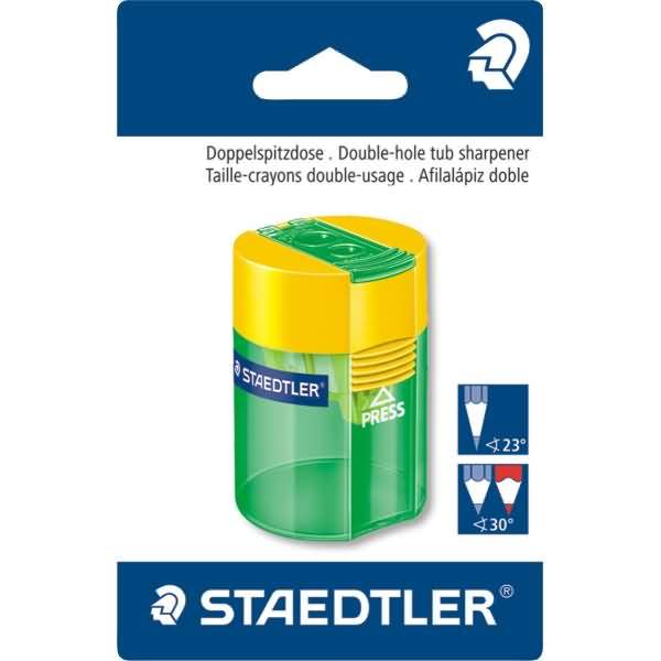 Doppel-Spitzdose rund sortiert