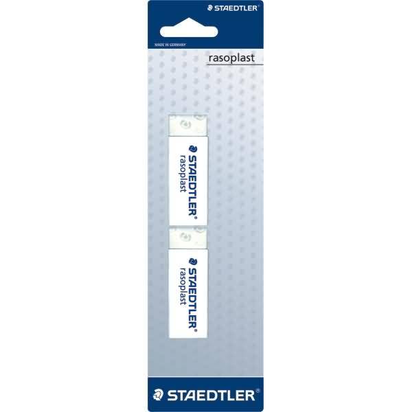 Radierer Rasoplast PVC 65x13x23mm weiß VE=2 Stück