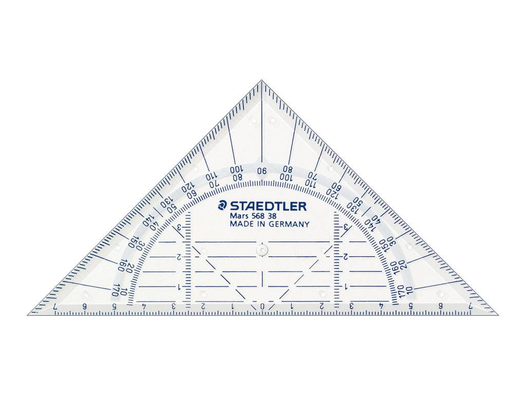 STAEDTLER Mars - Geodreieck - 16 cm - 45°, 45°