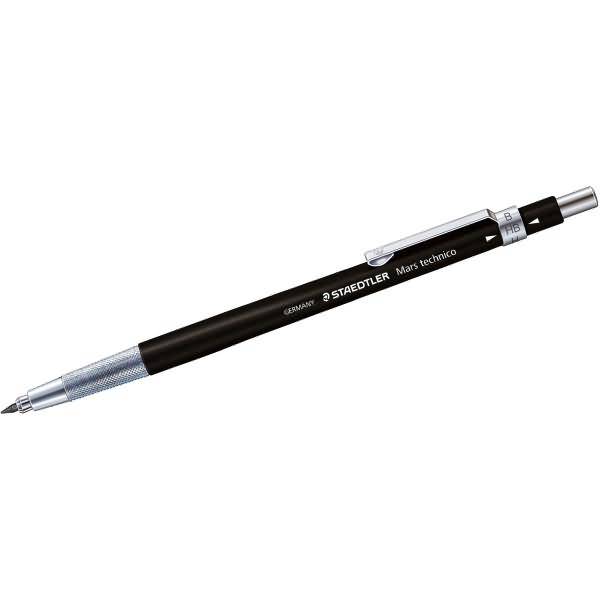 Fallminenstift Mars technico HB schwarz