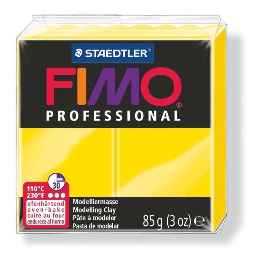 Staedtler FIMO 8004-100, Modellierton, Gelb, 1 Stück(e), 1 Farben, 110 °C, 30 min