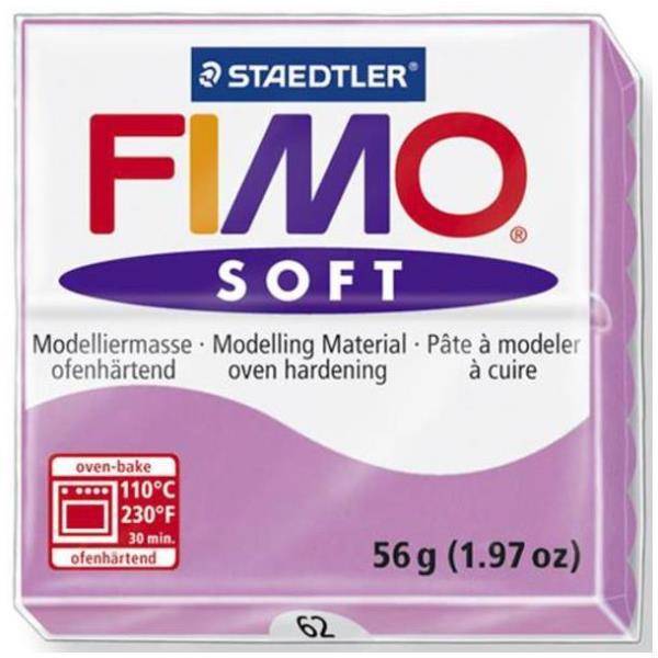 Staedtler FIMO soft, Knetmasse, Lavendel, 110 °C, 30 min, 56 g, 55 mm