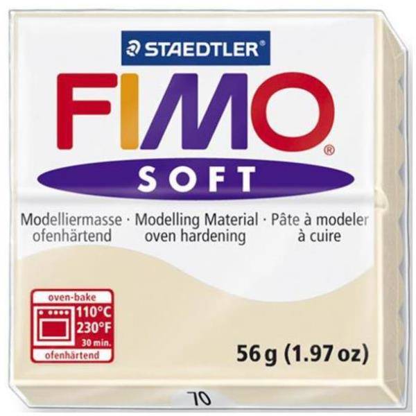 Staedtler FIMO soft, Knetmasse, Beige, 110 °C, 30 min, 56 g, 55 mm