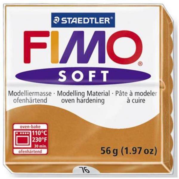 Staedtler FIMO soft, Knetmasse, Braun, 110 °C, 30 min, 56 g, 55 mm