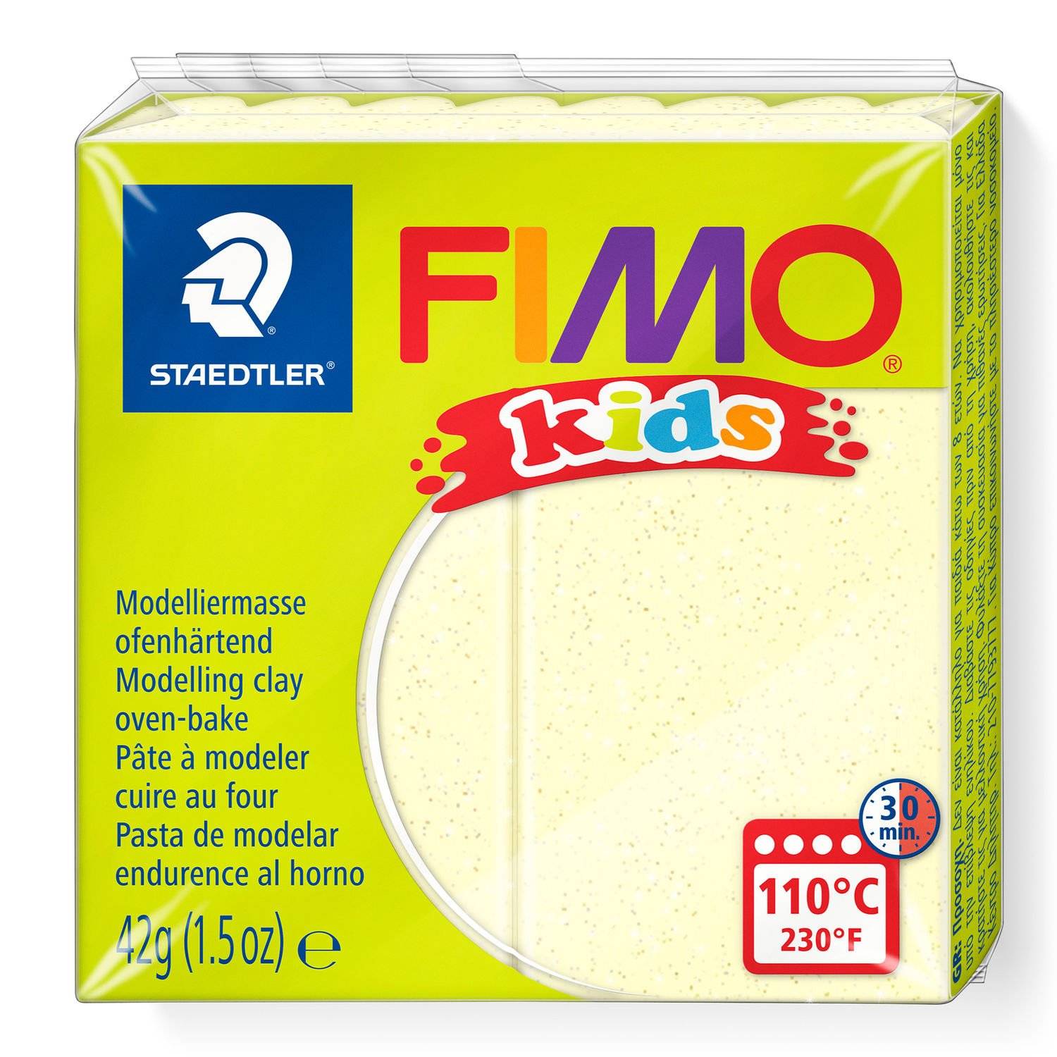 Staedtler FIMO 8030, Knetmasse, Gelb, Kinder, 1 Stück(e), Pearl yellow, 1 Farben