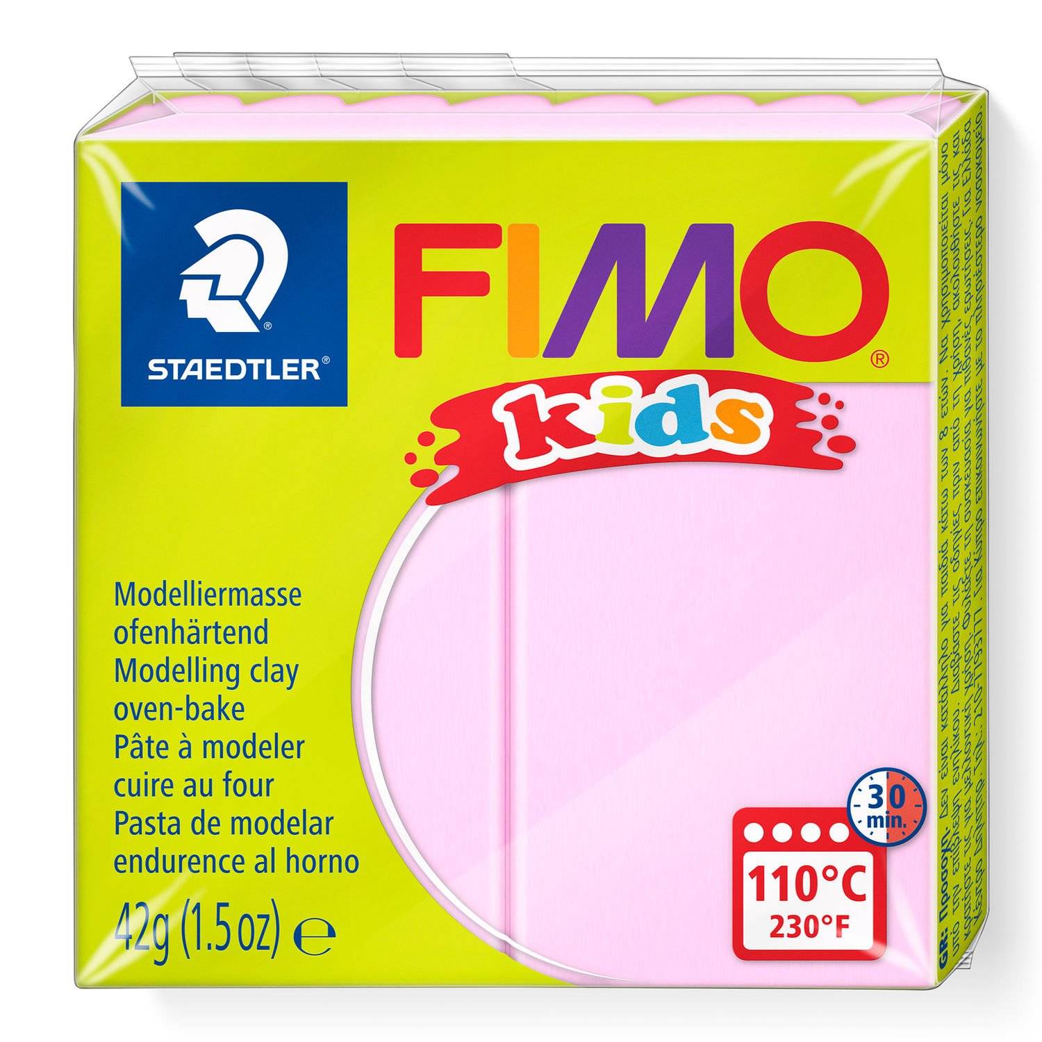 Staedtler FIMO 8030, Modellierton, Pink, Kinder, 1 Stück(e), Light pink, 1 Farben