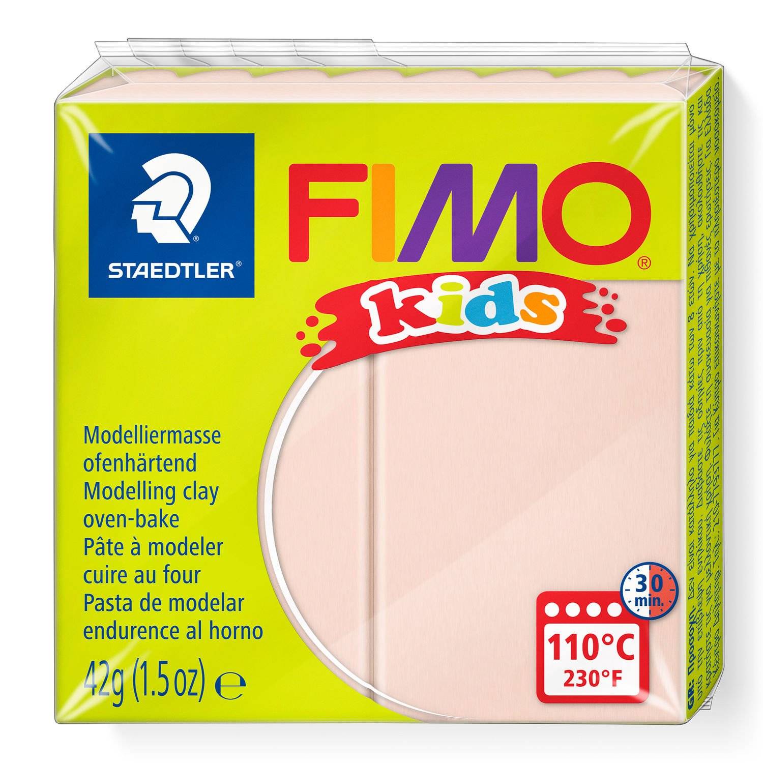 Staedtler FIMO 8030, Modellierton, Pink, Kinder, 1 Stück(e), Pale pink, 1 Farben
