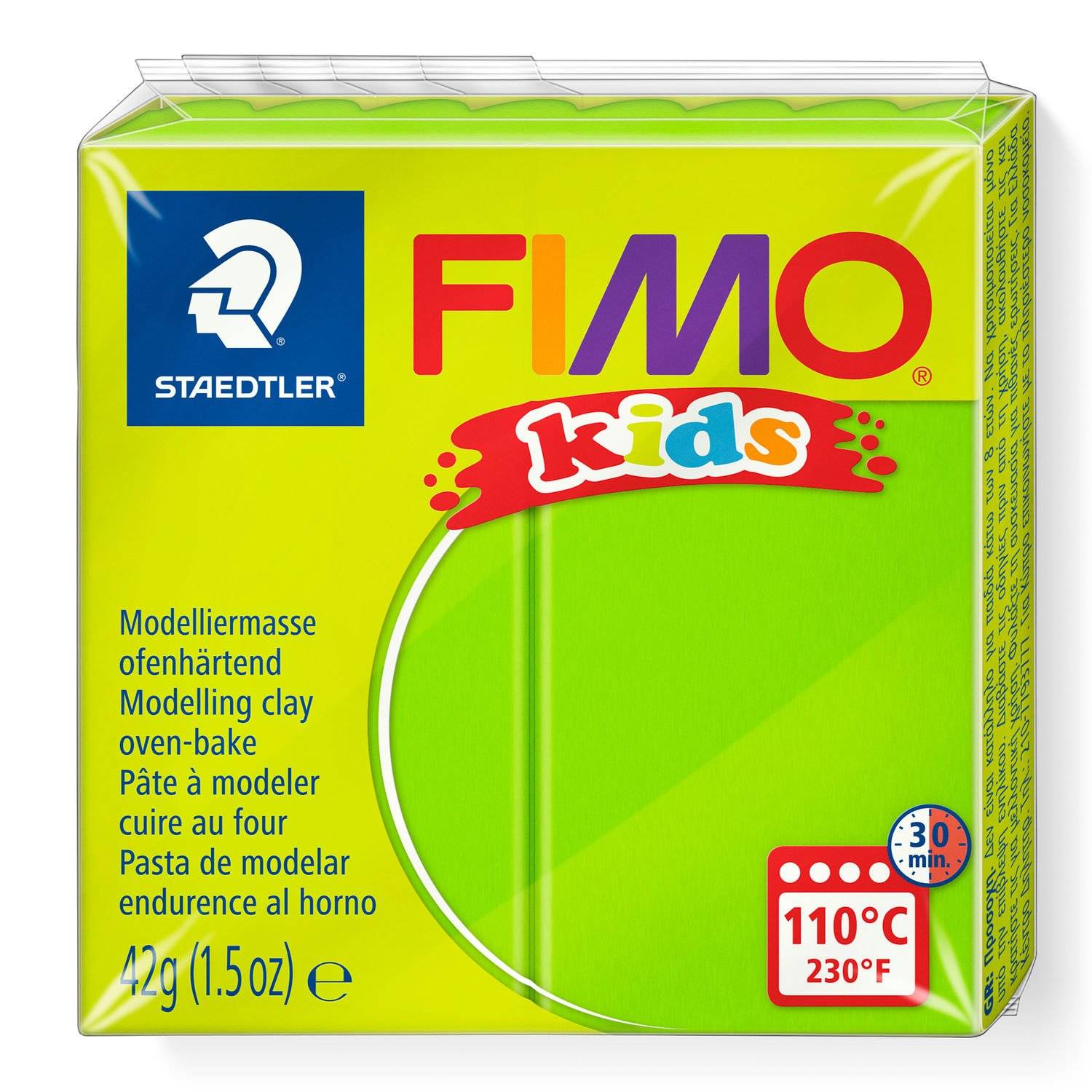Staedtler FIMO 8030, Knetmasse, Grün, Kinder, 1 Stück(e), Light green, 1 Farben
