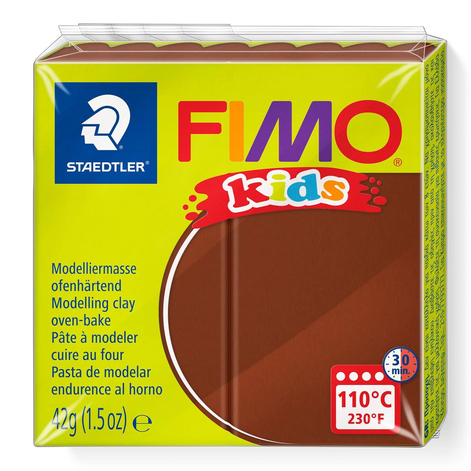 Staedtler FIMO 8030, Knetmasse, Braun, Kinder, 1 Stück(e), 1 Farben, 110 °C
