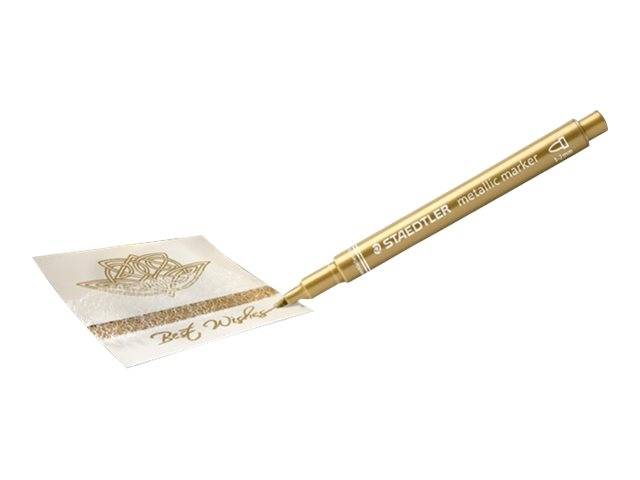 Goldener Metallic-Marker schreibt „Alles Gute
