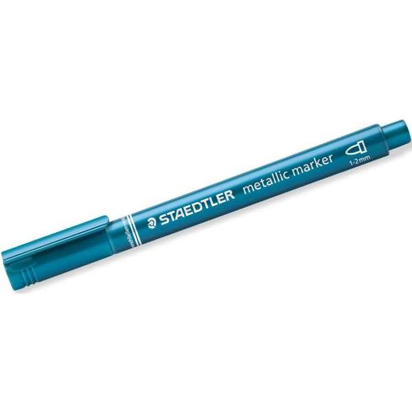 Lackmarker metallic 1-2mm blau