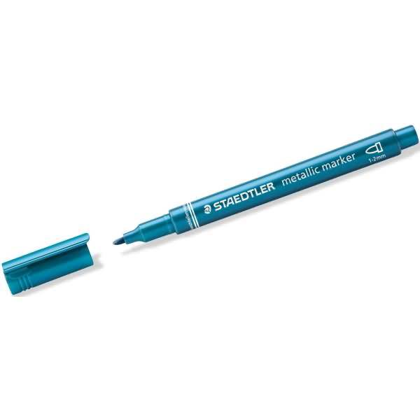 Lackmarker metallic 1-2mm blau
