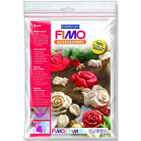 Fimo mould Rosen 7 Motive ca. 7x7cm