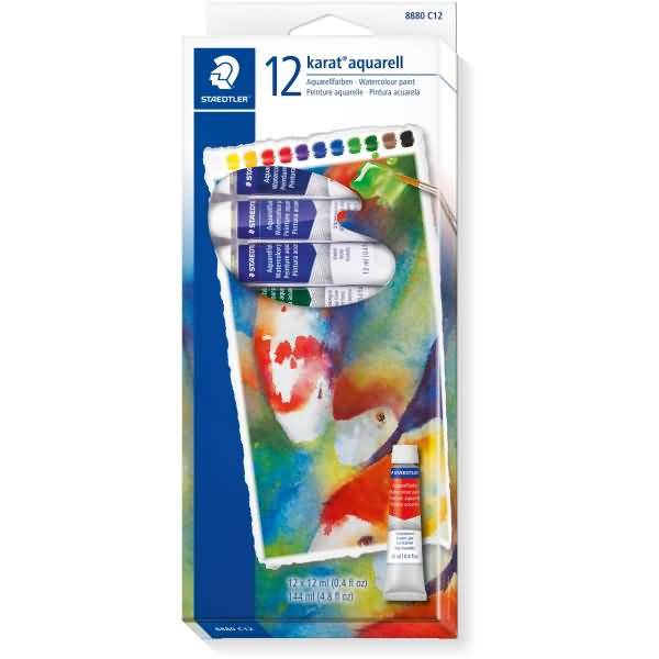 Aquarellfarbkasten karat aquarell 12 Farben a 12ml