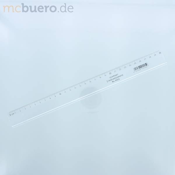 Lineal Kunststoff glasklar 30cm