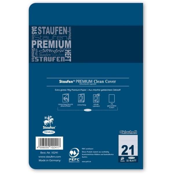 Oktavheft Premium A6 32 Blatt liniert